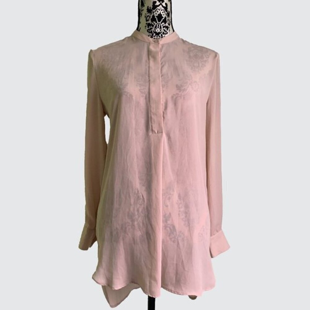 Joe Fresh Blush Pink Tunic Blouse - Picture 2 of 8